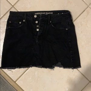 Button up black skirt